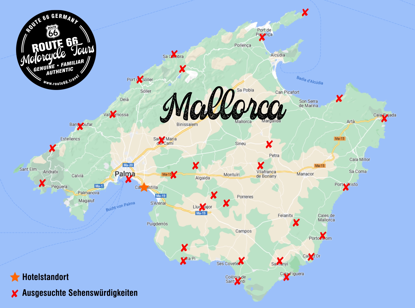 Map Mallorca 2024 